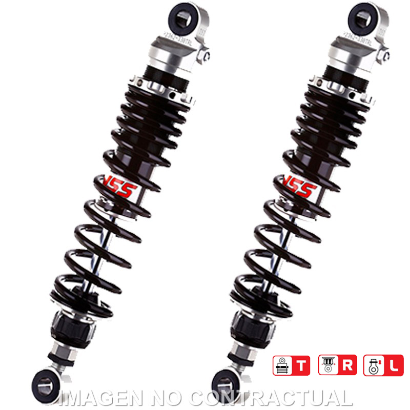 Federbein Z362-Serie Stereo hinten passend für Kawasaki Z 400 B, Z 750 N Spec., ZL 600 Elim. RZ362-330TRL-08-88