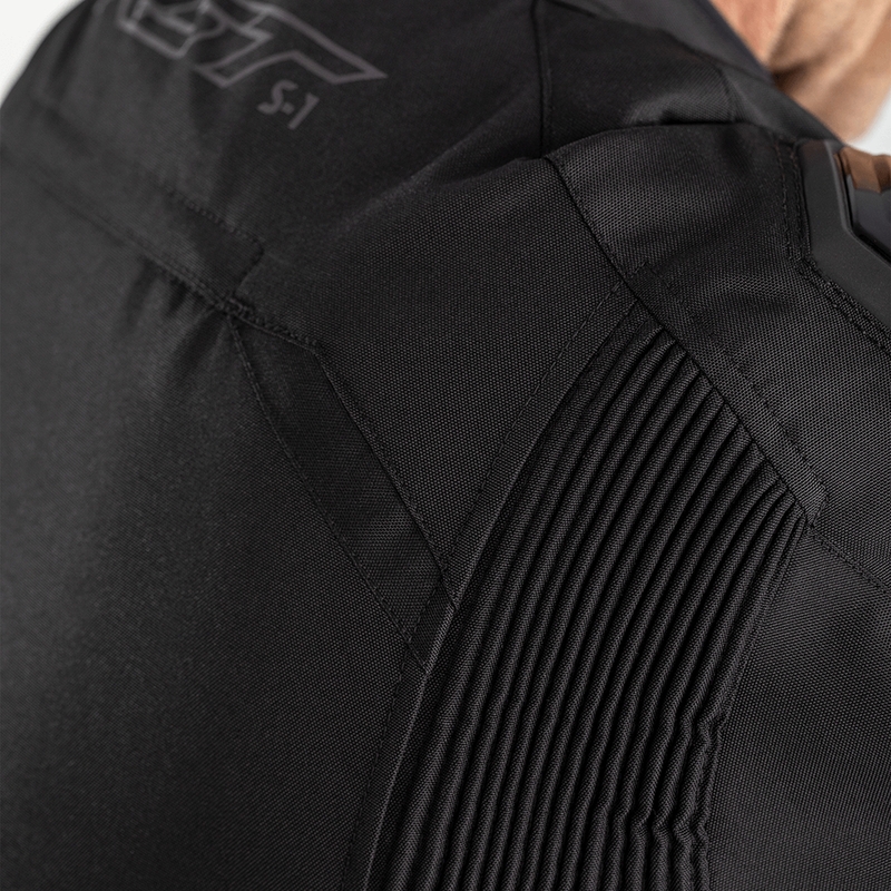 RST S-1 Jacke Textil Schwarz Größe 6XL