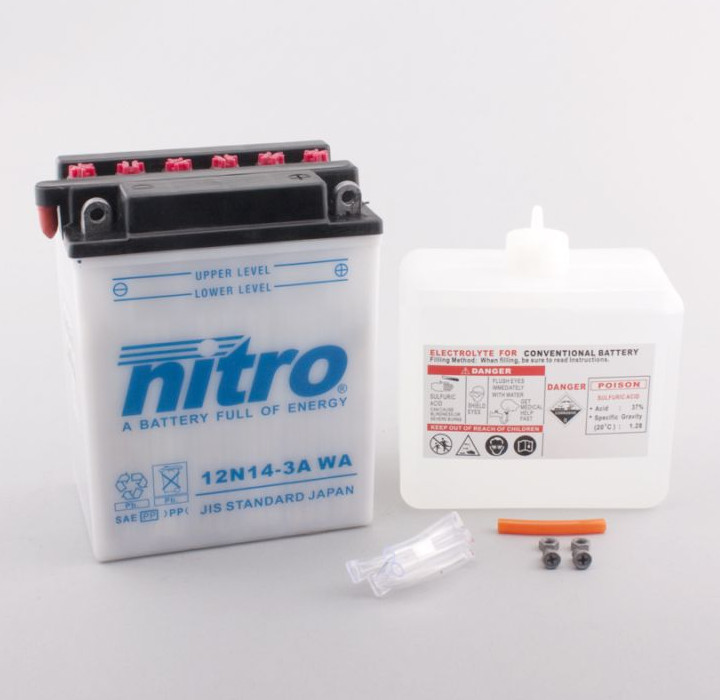Batterie Nitro 12N14-3A 14AH WA