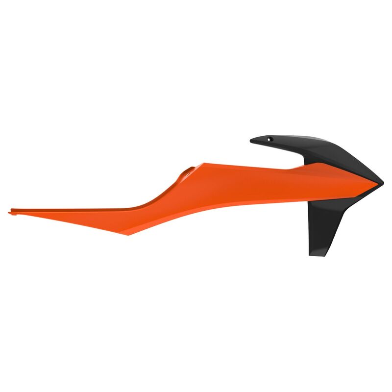 POLISPORT Kühlerspoiler seitlich Orange/Schwarz passend für KTM