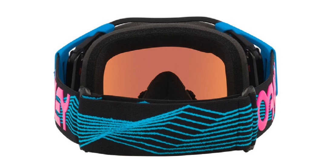OAKLEY Airbrake MX Brille - Blue Wired Prizm MX Sapphire Iridium Gold
