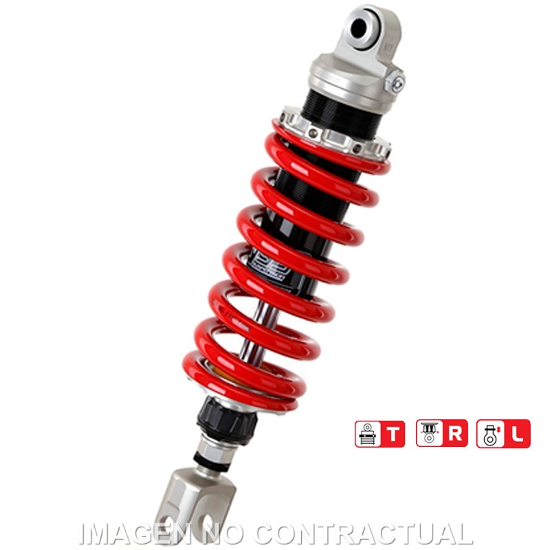 Federbein Z456-Serie Mono hinten passend für Kawasaki ZZR 1200 (02-05) MZ456-345TRL-03-85