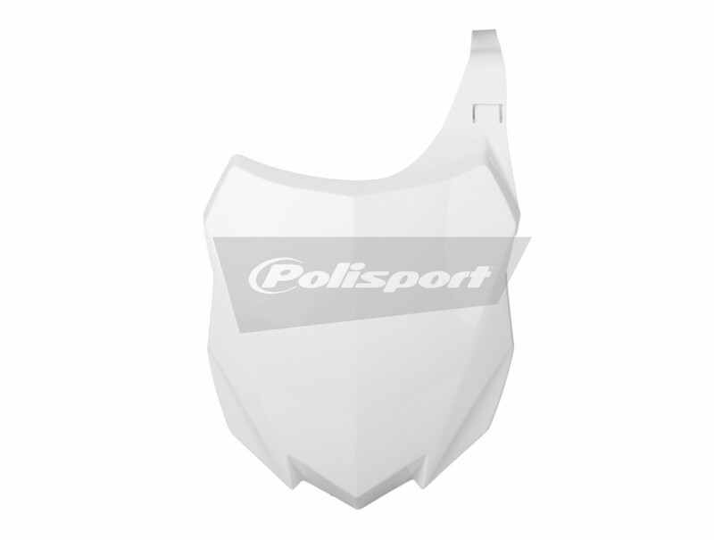 FRONT PLATE KX250F-450 13- WHITE