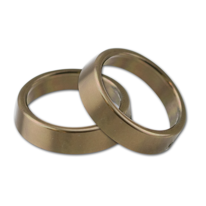 Zierring Alu Blinker Jack kupfer Paar