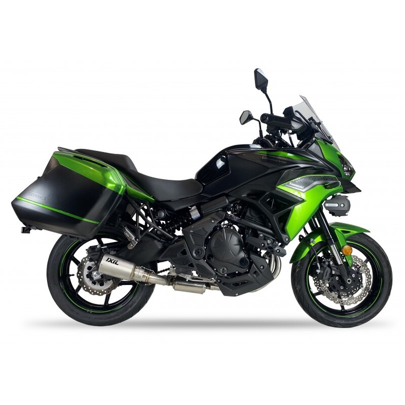 IXIL RC Edelstahl-Komplettanlage mit Kat, passend für Kawasaki VERSYS 650 (LE650J LE650JA2), 23-, (Euro5)