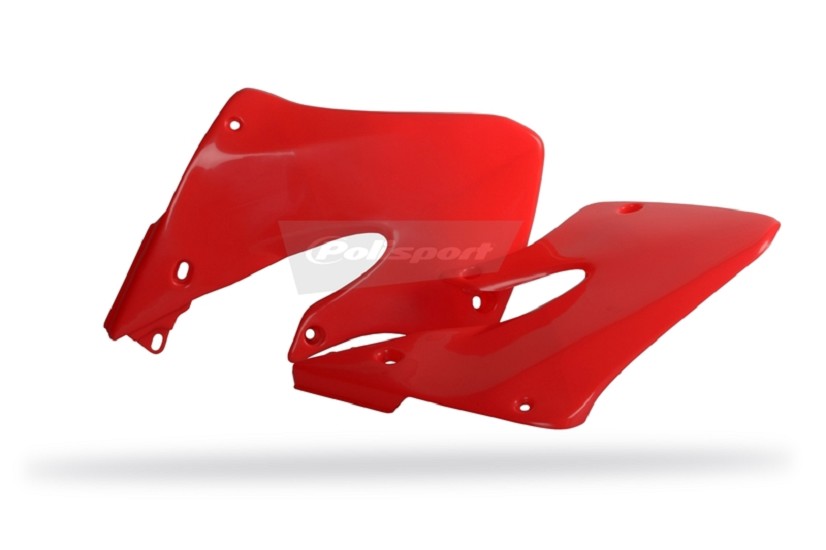 POLISPORT Kühlerspoiler seitlich CR125 CR250 98-99 FLUO Rot