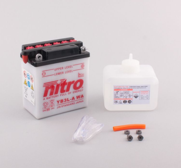 Batterie Nitro YB3L-A 3AH WA