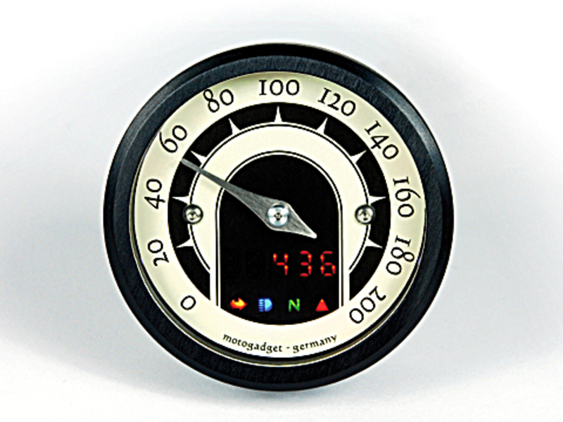 MOTOGADGET Tacho motoscope tiny speedster, Schwarz MOTOGADGET Tacho motoscope tiny speedster, Schwarz