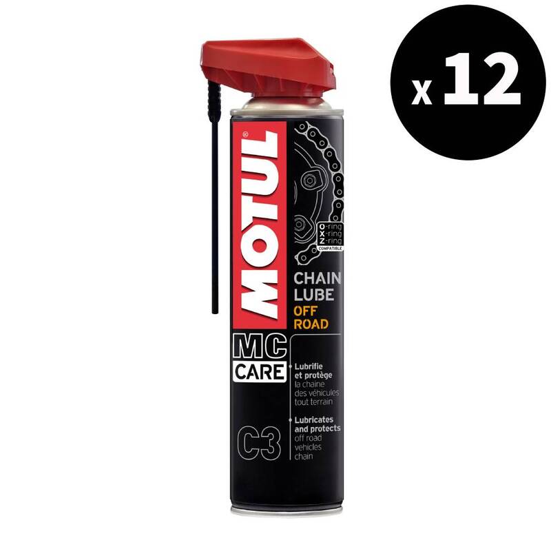 MOTUL MC Care C3 Off-Road Kettenspray - Spray 400ml x12 MOTUL MC Care C3 Off-Road Kettenspray - Spray 400ml x12