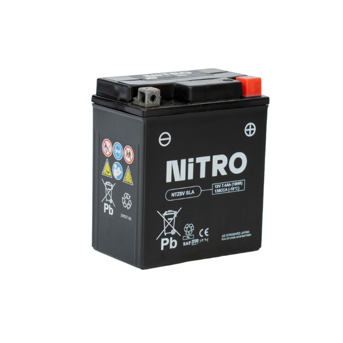 Batterie Nitro NTZ8V 7,4AH GEL Batterie Nitro NTZ8V 7,4AH GEL