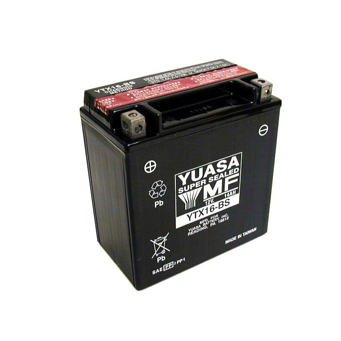 Batterie YUASA YTX16-BS 14 AH MF