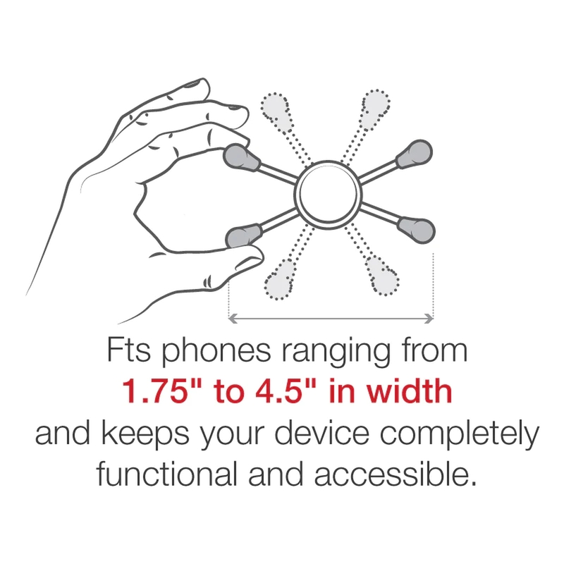 RAM MOUNTS X-Grip® Mittelarm-Telefonhalterung mit Torque Medium-Lenkerhalterung - Großes Telefon