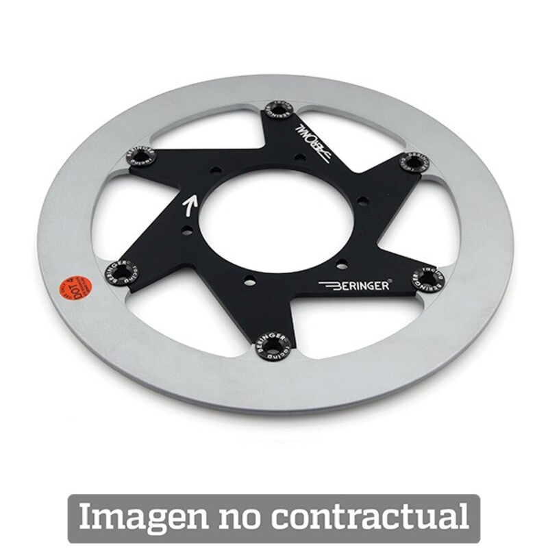 BERINGER Aeronal®-Gusseisen-Bremsscheibe schwimmend gelagert