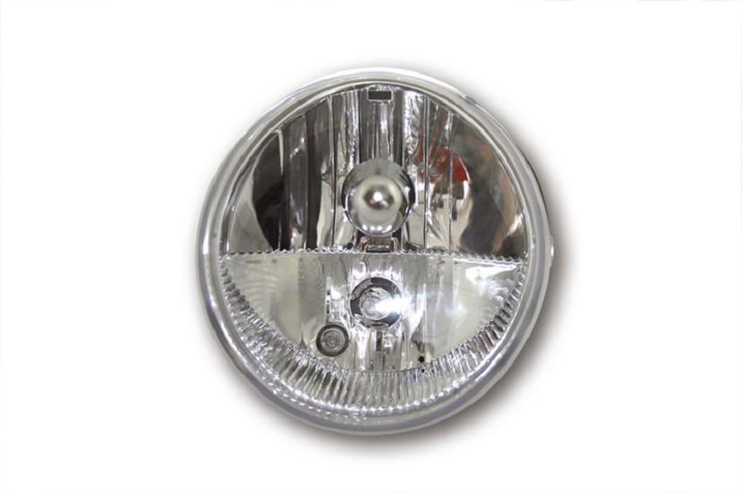 SHIN YO Universal Scheinwerfer oval mit Standlicht, Schwarz, 12V H9+H11,