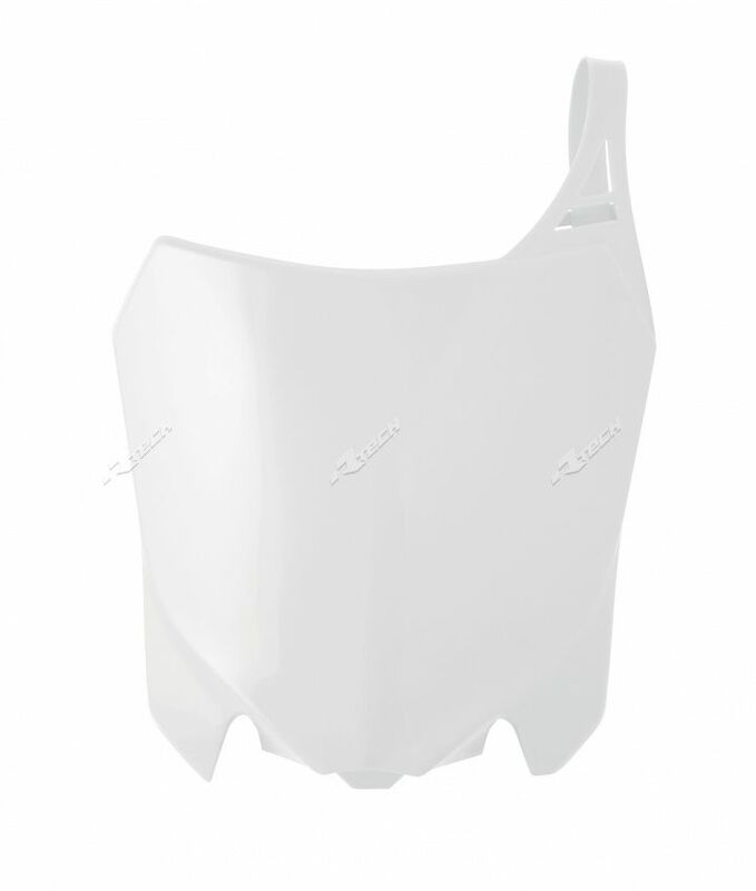FRONTPLATTE WEISS RACETECH passend für Honda FRONTPLATTE WEISS RACETECH passend für Honda