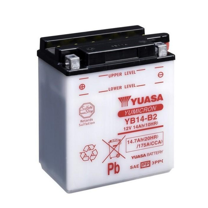 Batterie YUASA YB14-B2 14 AH Batterie YUASA YB14-B2 14 AH