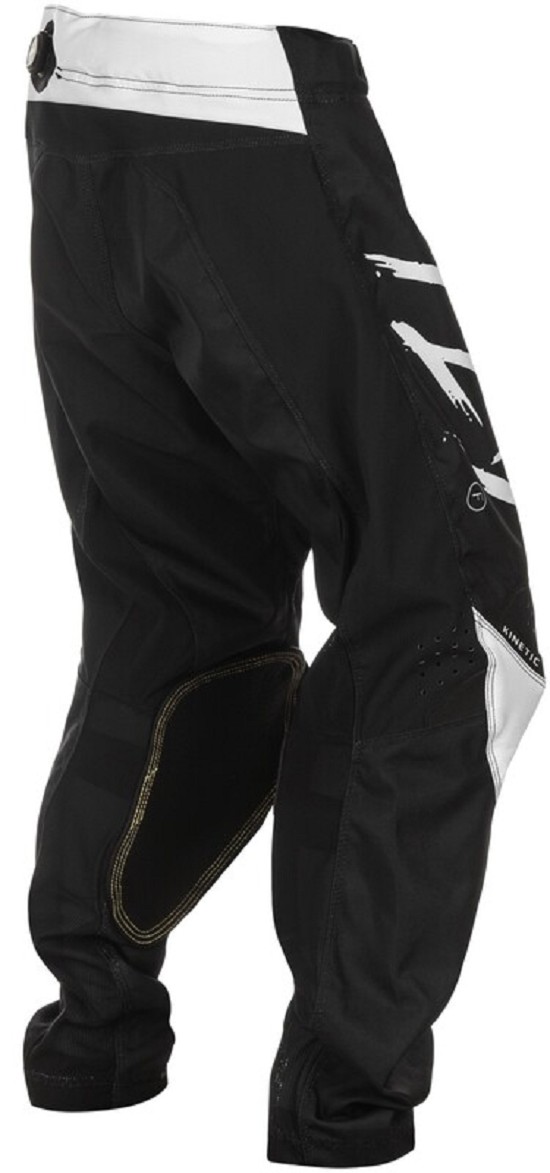 FLY RACING Kinetic Stoke Jugendhose- Schwarz/Weiß