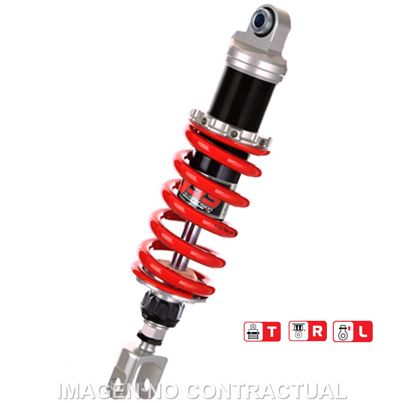 Federbein Z456-Serie Mono hinten für Kompatibel mit TRIUMPH Thunderbird 900 Sport (97-04) MZ456-345TRL-06-85