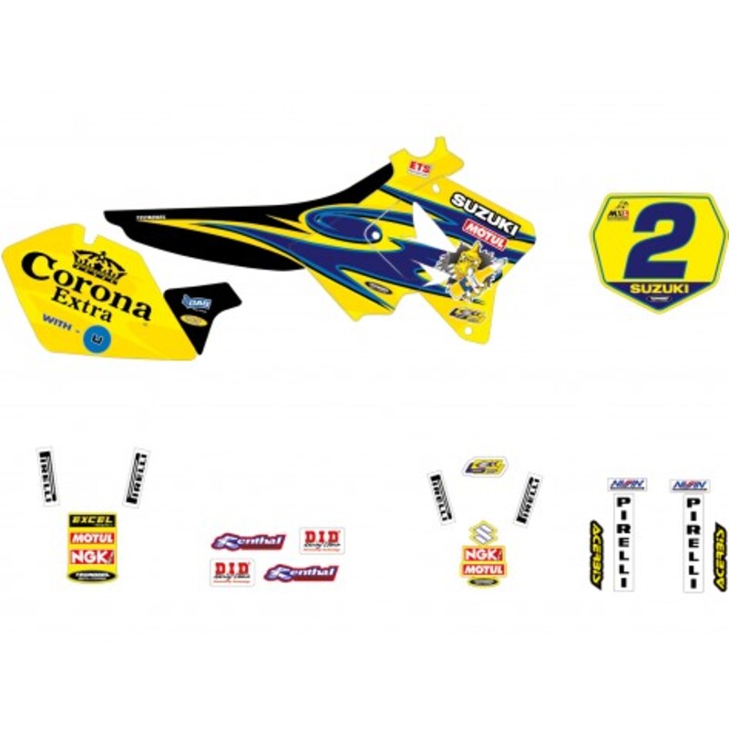 TECNOSEL Graphic Kit Replica Team passend für Suzuki 2001