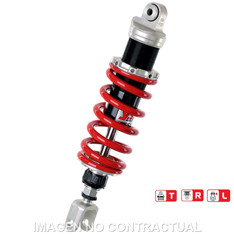 Federbein Z456-Serie Mono hinten passend für BMW F 800 S/ABS (06-10), ST/ABS (06-12) MZ456-345TRL-20-88