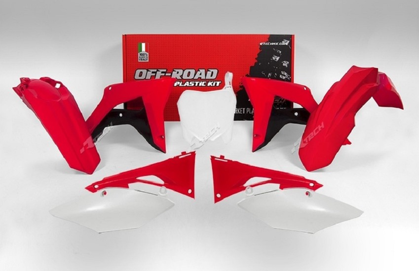 RACETECH Plastik-Kit Originalfarbe (2017) rot/schwarz/weiß passend für Honda CRF450R RACETECH Plastik-Kit Originalfarbe (2017) rot/schwarz/weiß passend für Honda CRF450R
