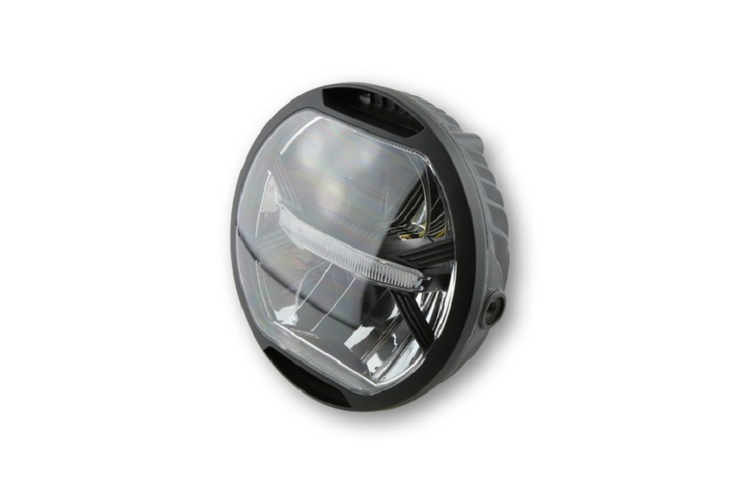 KOSO LED-Scheinwerfer, schwarz, seitliche Befestigung KOSO LED-Scheinwerfer, schwarz, seitliche Befestigung