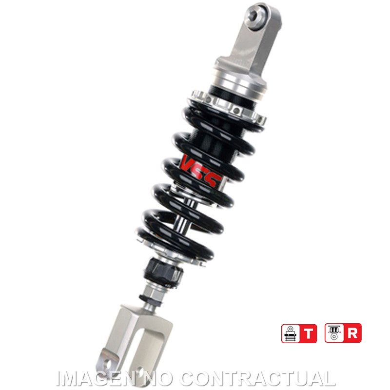 Federbein Z456-Serie Mono hinten passend für BMW G 650 X Challenge (07-11) MZ456-345TR-33-88