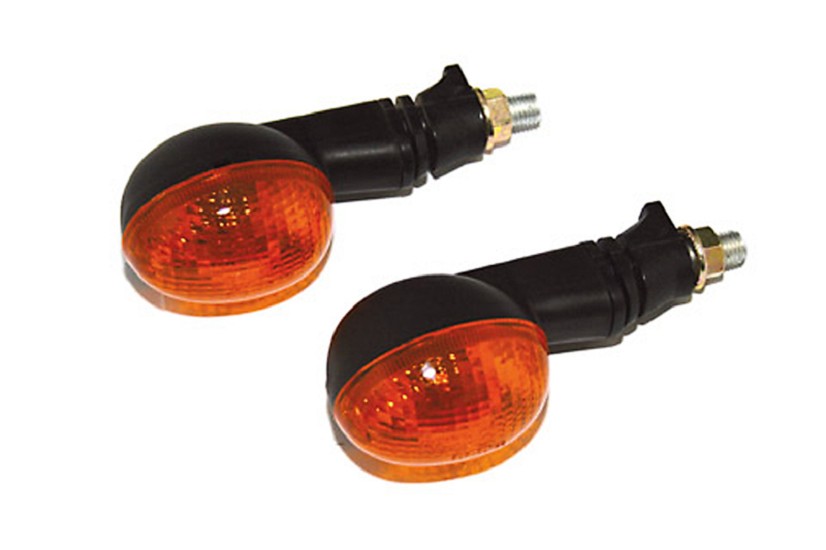 SHIN YO Mini-Blinker, oval, schwarz