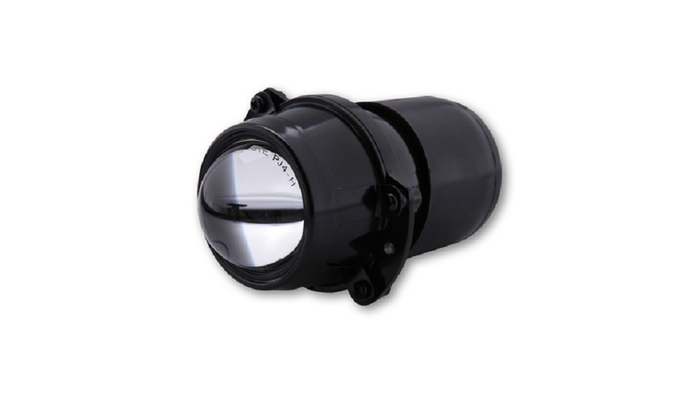 SHIN YO 50 mm Ellipsoidscheinwerfer mit Gummiabdeckung, Fernlicht, H1, 12V/55 Watt
