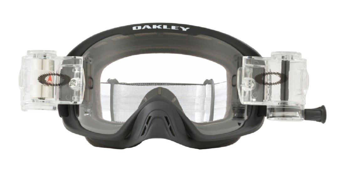 OAKLEY O Frame 2.0 Pro MX Goggle Race-Ready Roll-Off Matte Black Clear Lens