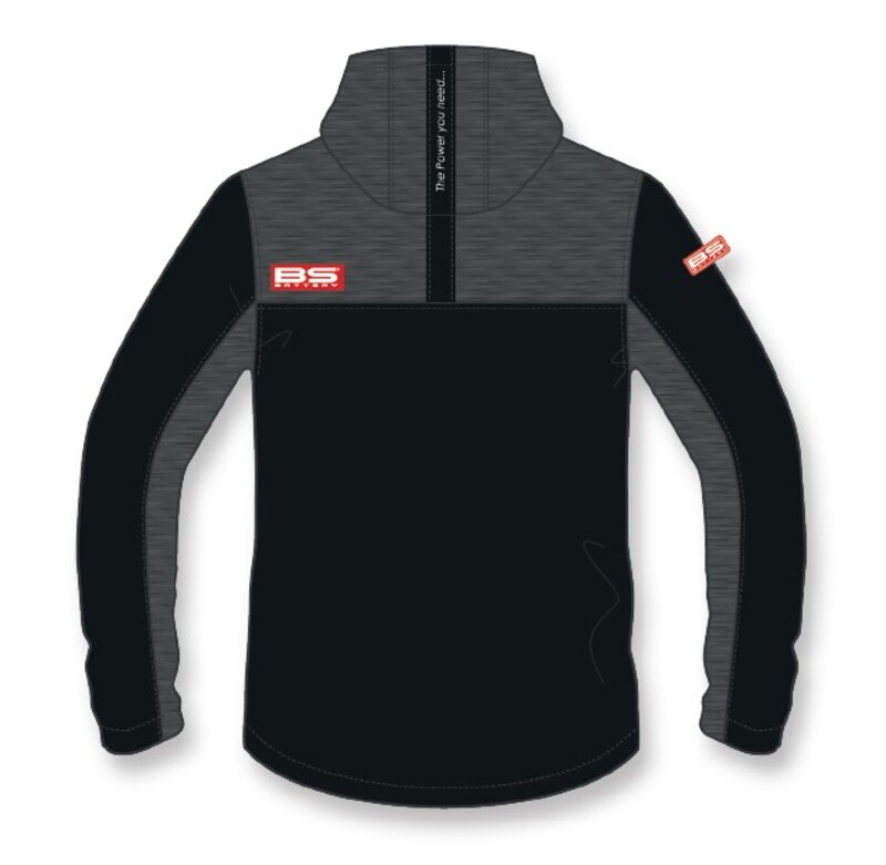 BS BATTERY BS Factory Softshell Jacket - Black/Grey Size L