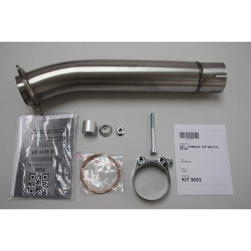 IXIL Hexoval Endtopf Edelstahl / Endkappe Edelstahl schwarz - OY9053VSE