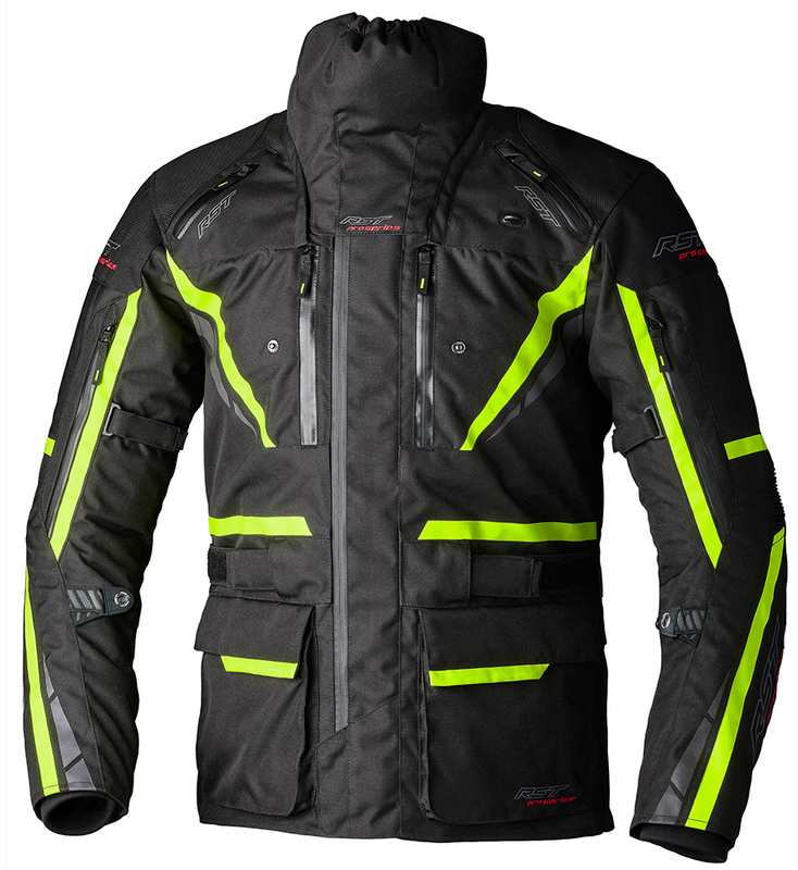 RST Pro Series Paragon 7 Textil-Jacke Herren - Schwarz/Flo Gelb