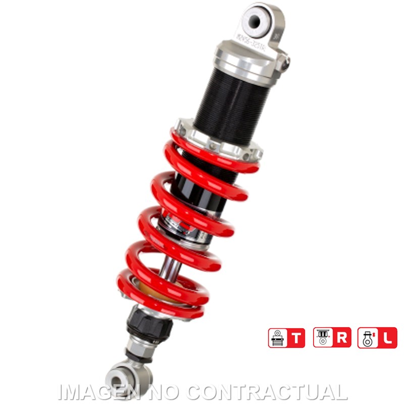 Federbein Z456-Serie Mono hinten passend für Honda VTR 1000 SP1/SP2 (00-06) MZ456-325TRL-07-85