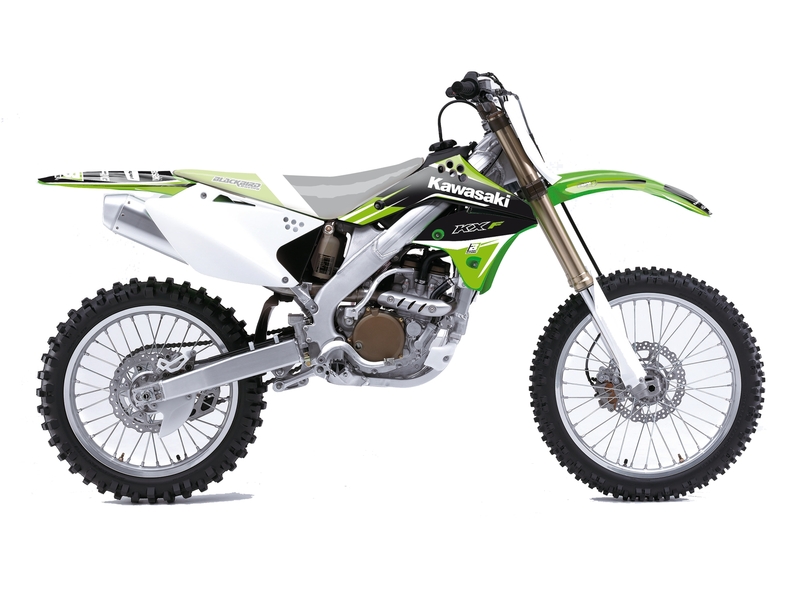 BLACKBIRD Dream Graphic 4 Deko-Kit passend für Kawasaki KX250F BLACKBIRD Dream Graphic 4 Deko-Kit passend für Kawasaki KX250F