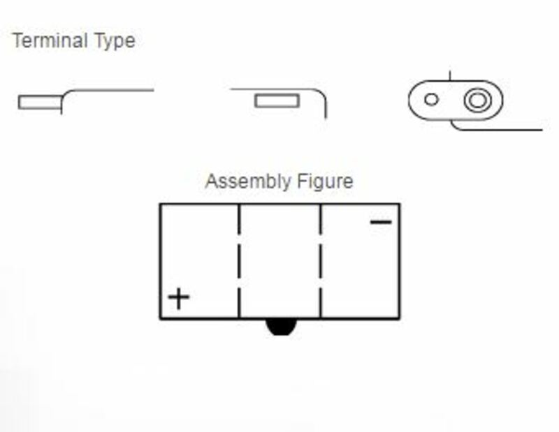 YUASA Blei/Säure Batterie ohne Säurepack - 6N12A-2C/B54-6
