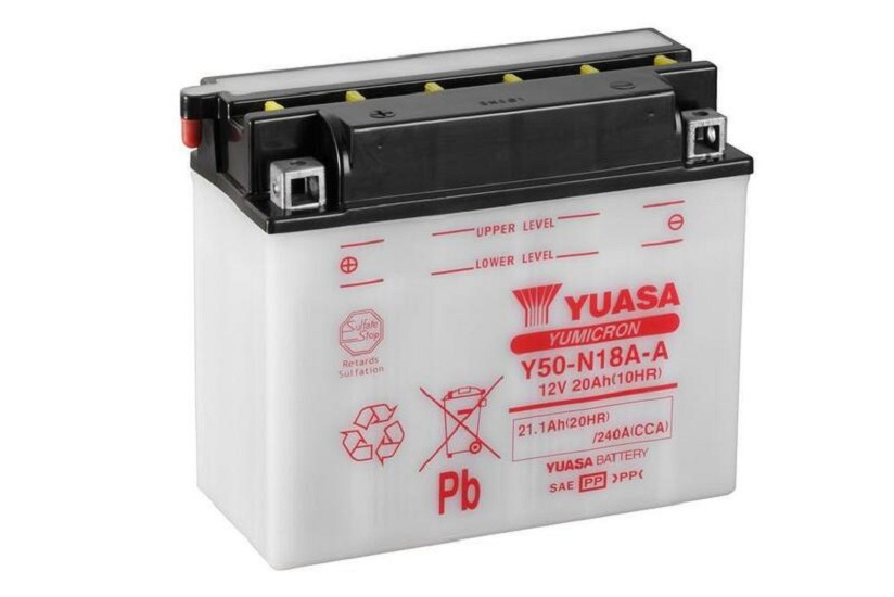 YUASA Blei/Säure Batterie ohne Säurepack - Y50-N18A-A YUASA Blei/Säure Batterie ohne Säurepack - Y50-N18A-A