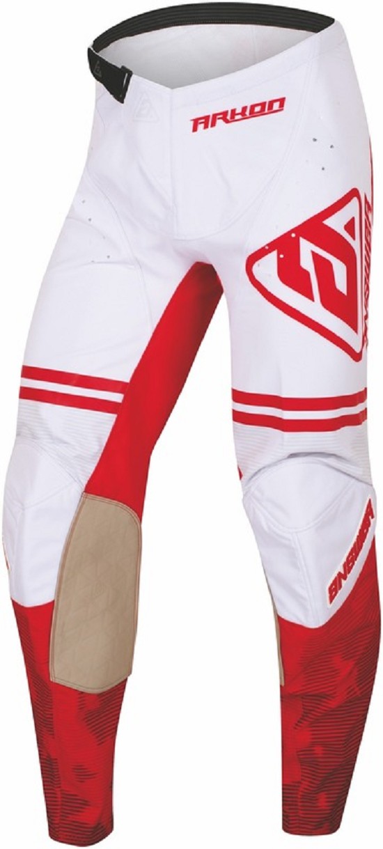 ANSWER Arkon Trials Rennhose - Rot/Weiß