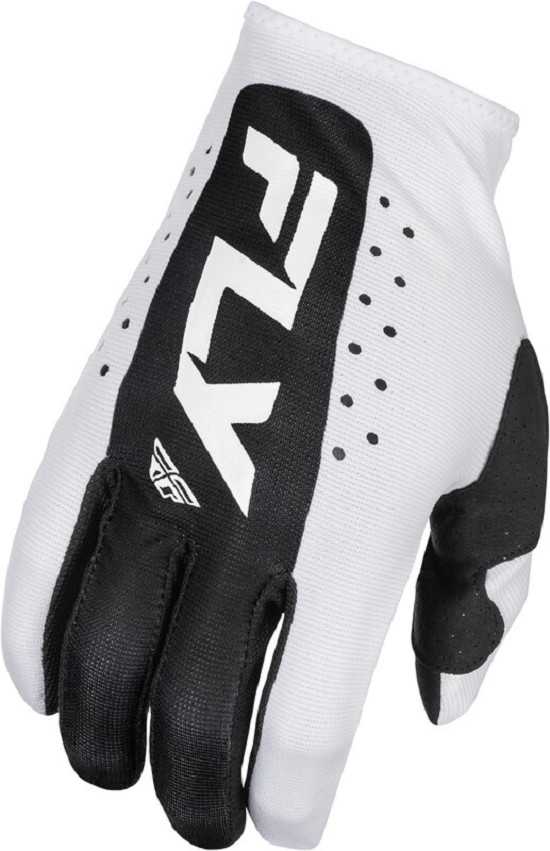 FLY RACING Lite Jugend Handschuhe- Weiß/Schwarz