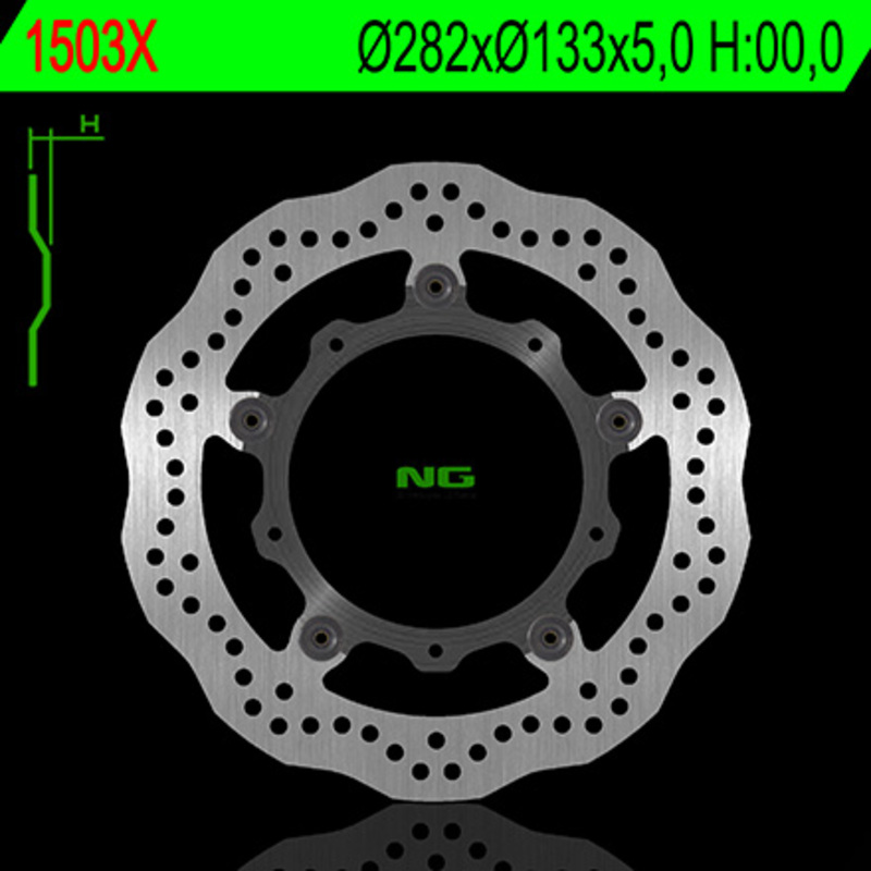 NG BRAKES Bremsscheibe Wave schwimmend