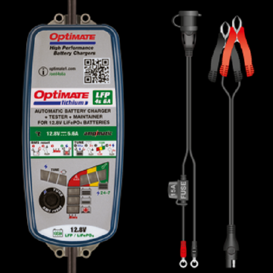 Batterieladegerät OptiMATE Lithium 4S 6A 10-stufig, 12.8V/13.2V, 6A Lithium Batterieladegerät OptiMATE Lithium 4S 6A 10-stufig, 12.8V/13.2V, 6A Lithium