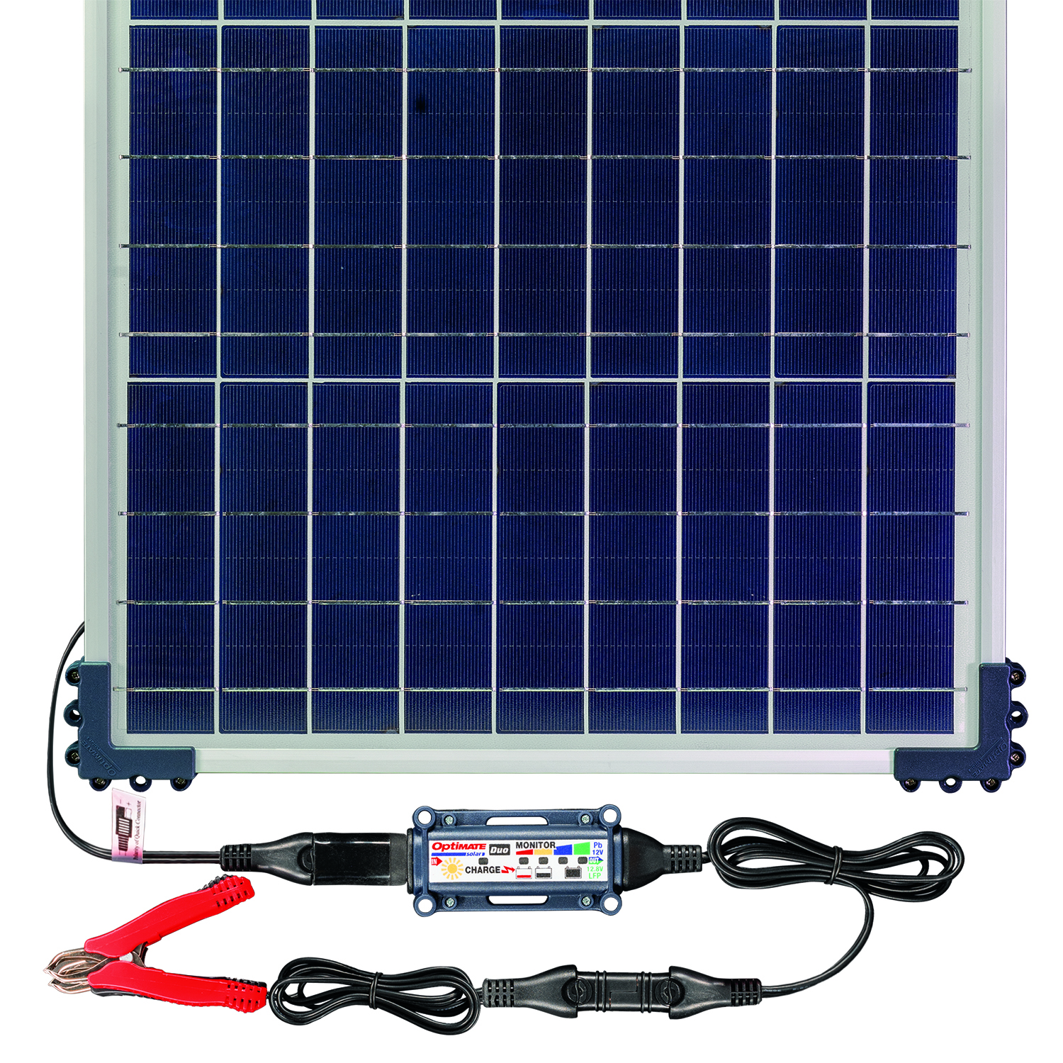 Batterieladegerät Optimate Solar Duo + 20W Solar P SolarImpuls-Ladegerät 12V, 1.66A STD/AGM/Gel