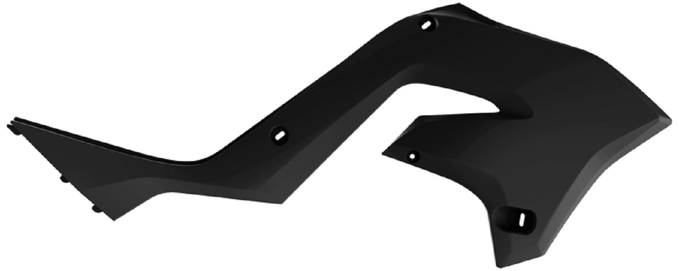 POLISPORT Kühlerspoiler seitlich seitlich Schwarz passend für Kawasaki KX125/250