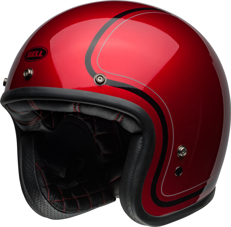 BELL Custom 500 Helm - Chief Gloss Gloss Candy Red