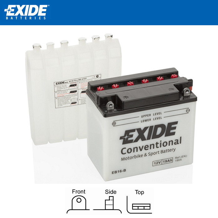 Batterie EXIDE YB16B 19 AH Batterie EXIDE YB16B 19 AH