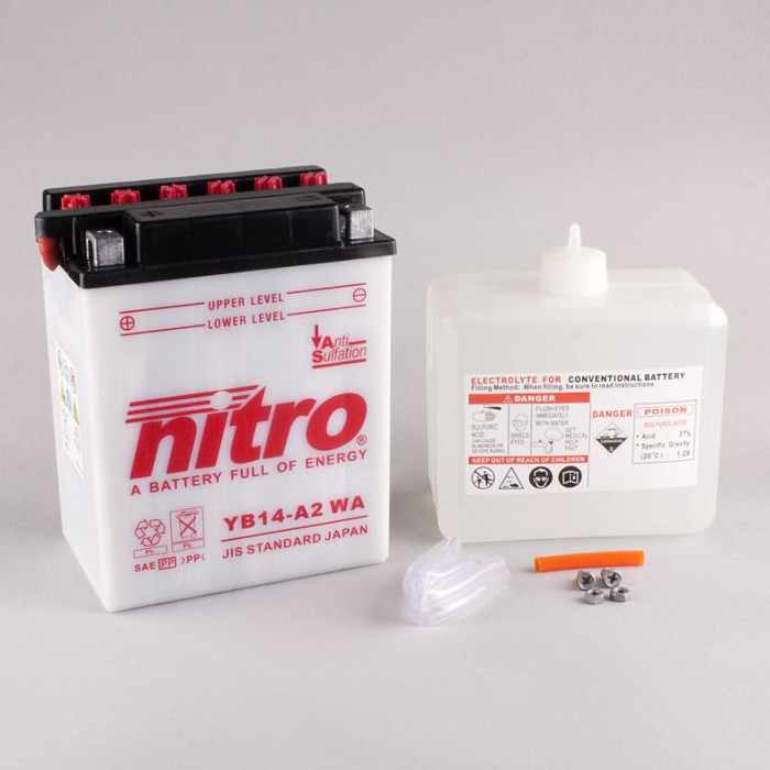 Batterie Nitro YB14-A2 14AH WA Batterie Nitro YB14-A2 14AH WA