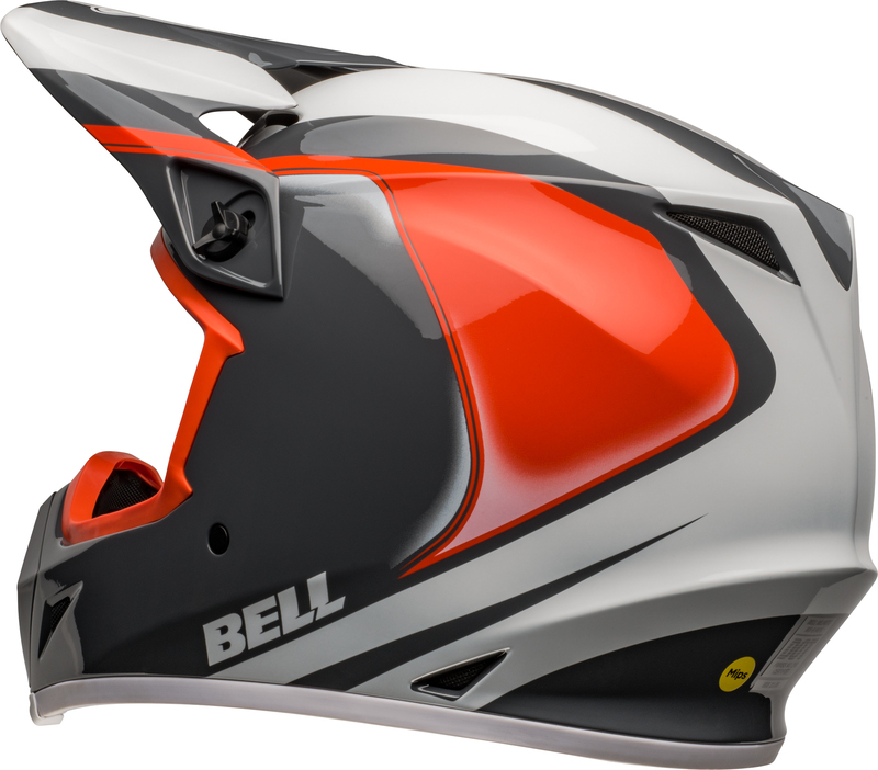 BELL MX-9 Mips Helm - Dart Gloss Charcoal/Orange