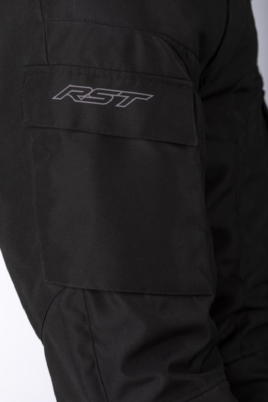 RST Alpha 5 CE Textile Pants - Schwarz/Schwarz Größe M