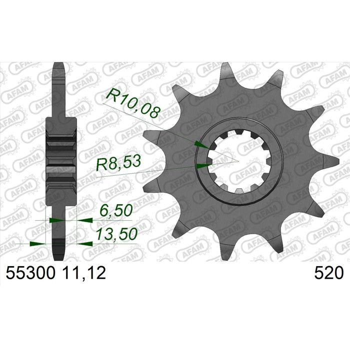 Ritzel 55300-11 11Z - 520 Ritzel 55300-11 11Z - 520