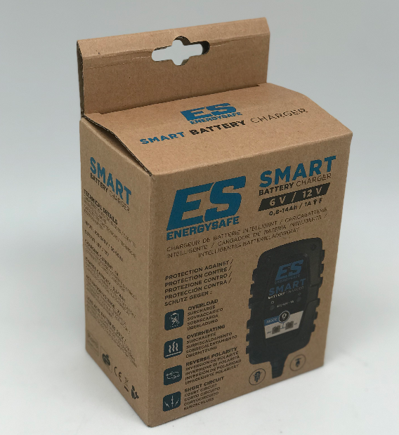 Batterieladegerät ENERGYSAFE Smart 1 6V/12V 0,8A (2 Jahre Garantie - s. Artikeltext)